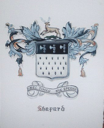Wappenmalerei handgemalt - Shepard Wappen