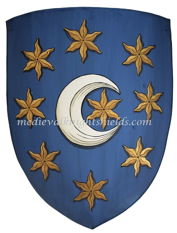 Aluminium Wappenschild mit Dougan Wappen