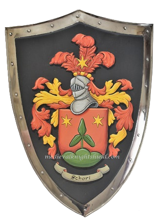 Schori Familinewappen -  Wappenschild Metall