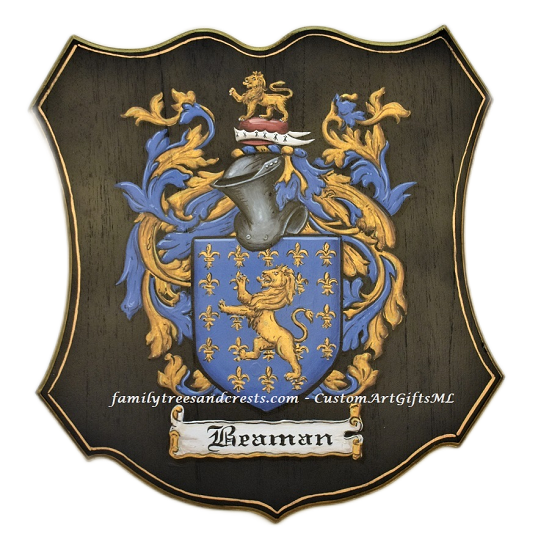 Familienwappen Beaman - Wappenschild 