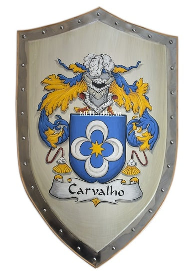 Carvalho Familienwappen Wappenschild