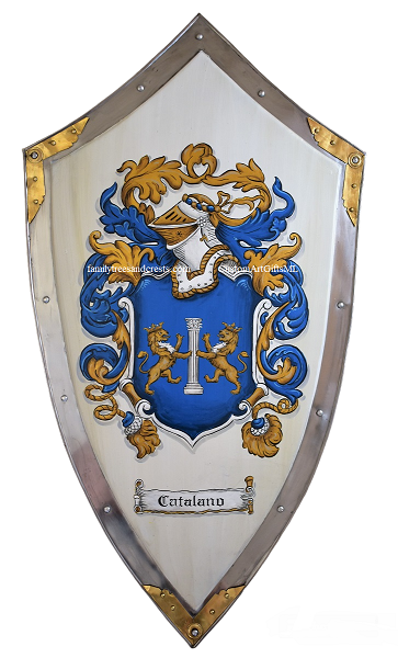 Catalano Familienwappen- Wappenschild
