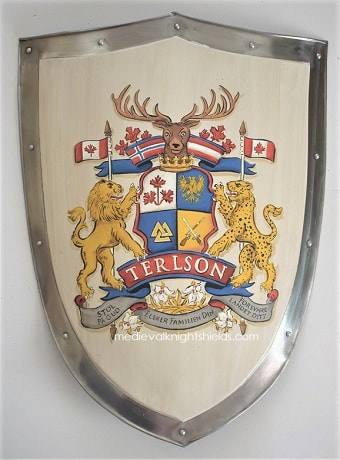 Terlson Wappenschild Metall