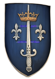 Jungfrau von Orleans- Ritterschild, Wappenschild Schwert