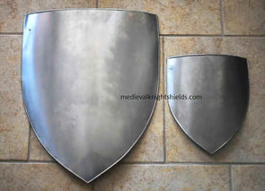 Wappenschild Metall - Mittelalter Shop Schilde in verschiedene Groessen erhaeltlich
