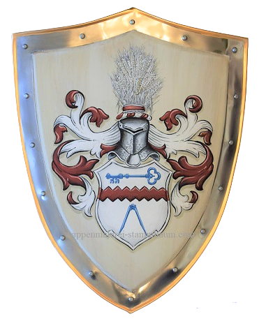 Goeb Familienwappen Wappenschild Metall
