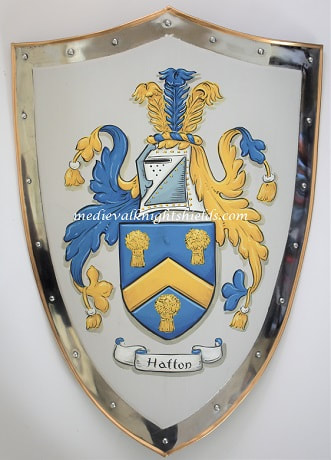 Hatton Familienwappen Wappenschild