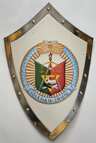 Religiöses Wappen.  Kirchen-logo 