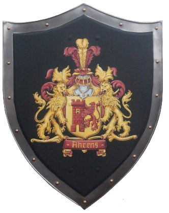Mittelalter Schild Ahrens Wappenschild