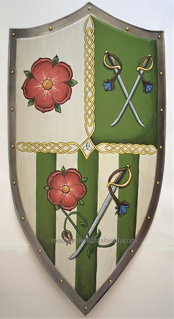 Ritterschild mit Wappen
