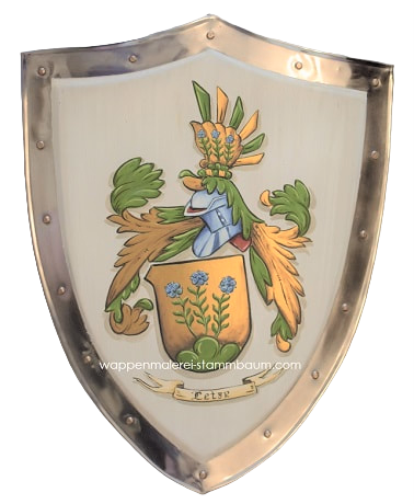 Letze Familienwappen - Wappenschild Metall