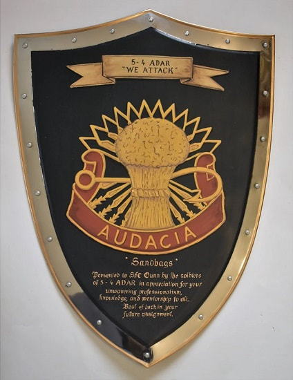 Audacia - Militärschilde- Insignia und Armeeabzeichen