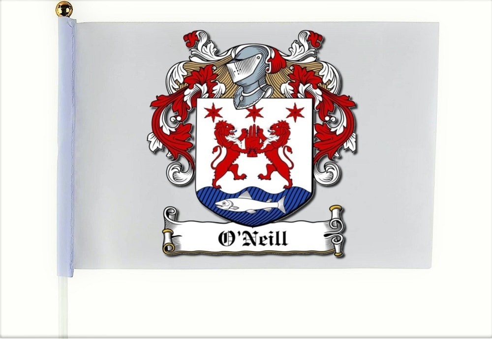 Fahne mit Familienwappen O' Neill