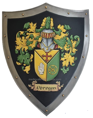 Obregon Wappenschild Familienwappen -  Ritterschild