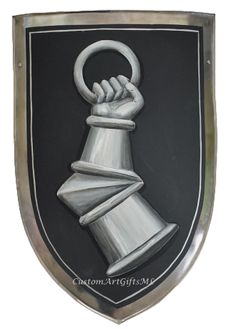August Wappen- Wappenschild Metall