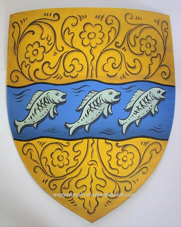 Wappen Isselbach -  Metall Wappenschild