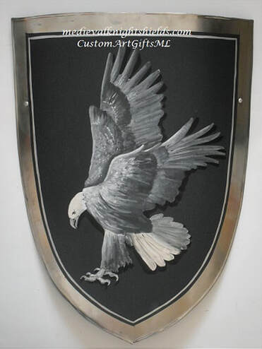 Wappenschild mit Adler