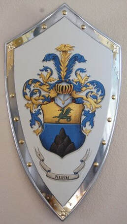 Wappenschild Kuhn Familienwappen