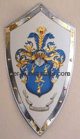 Wappen Porteous - Mittelalter Schild Stahl