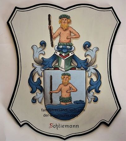 Schliemann Familienwappen -  Wappenschild