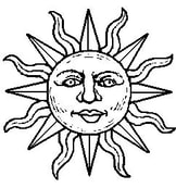 Sonne heraldisches Symbol 