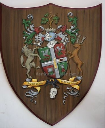 Sonderanfertigng Wappen  - Wappenschield Holz