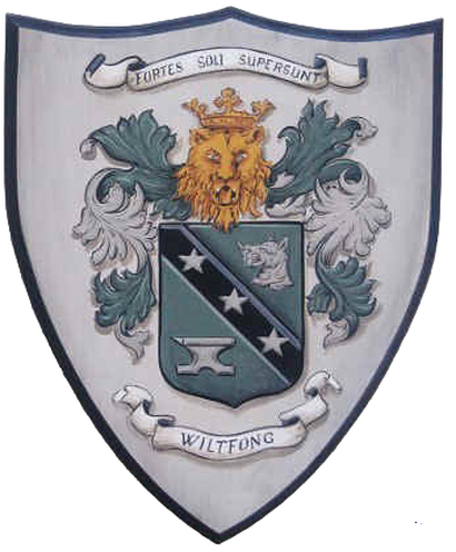 Wappen Wiltfong - Wappenschild handgemalt