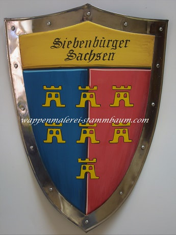 Siebernbuerger Wappen Wappenschild Metall