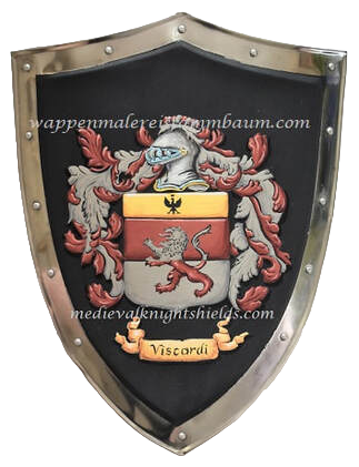 Viscardi Familienwappen Wappenschild